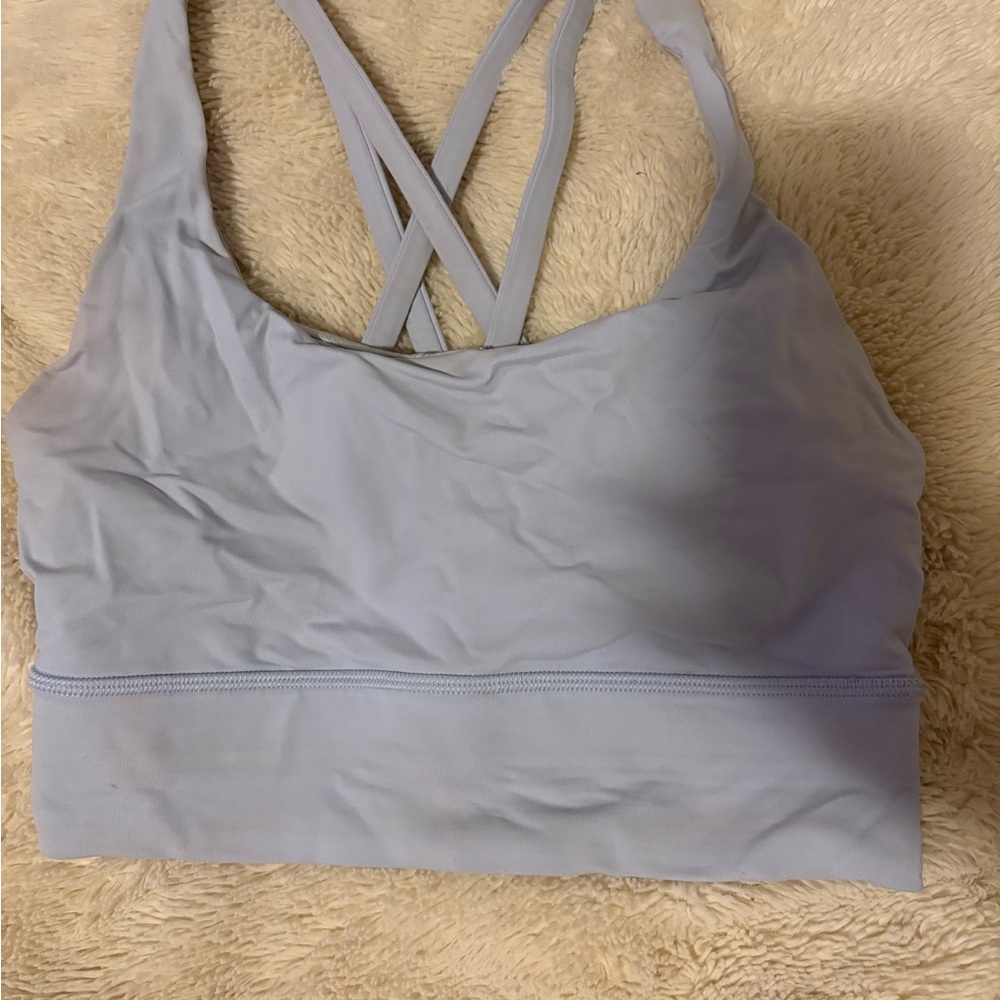 Lululemon align sports bra light blue